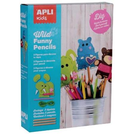 Apli Kids kit funny pencils vilt II