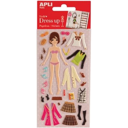 Apli Kids sticker Dress Up Emily blister van 5 stuks