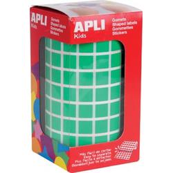 Apli Kids stickers vierhoek groen op rol