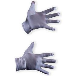 Handschoenen satijn luxe zilver (20cm)
