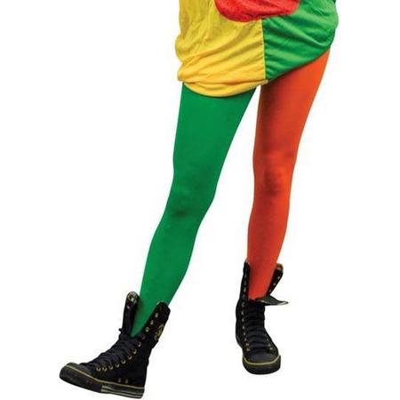 Panty Pippi oranje/groen maat XXS