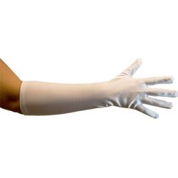 handschoenen satijn wit - 40 cm