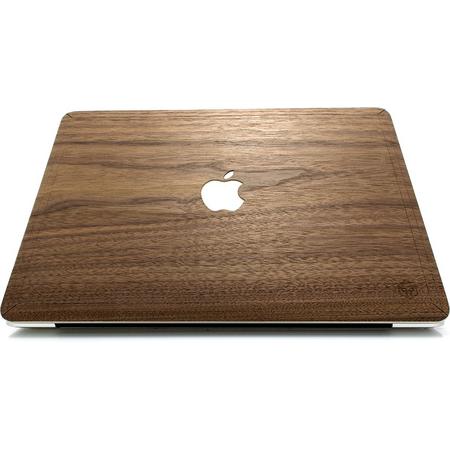 Appelhout - Houten MacBook cover Walnut voor Apple MacBook 12 - Walnoot hout
