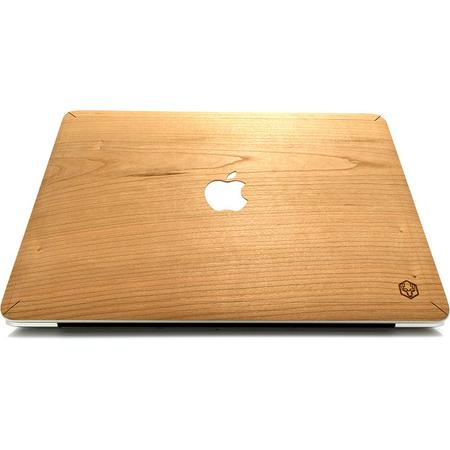 Houten MacBook Cover Cherry - Apple MacBook Air 13 Retina (2019) - Kersenhout - Appelhout