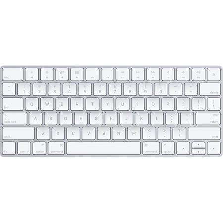 Apple MLA22LB/A Bluetooth QWERTY Amerikaans Engels Zilver, Wit toetsenbord