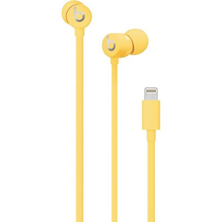 Apple urBeats3 mobiele hoofdtelefoon Stereofonisch In-ear Geel Bedraad