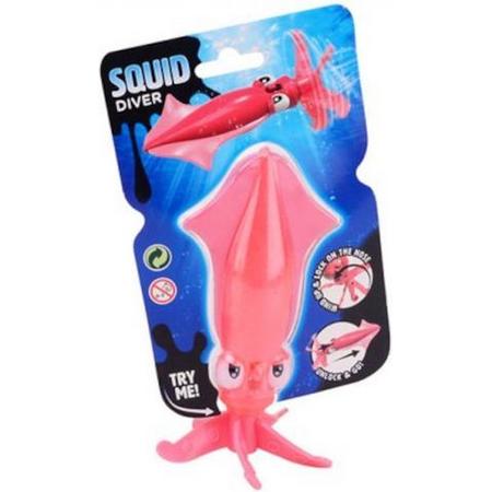 Aqua Fun Badspeelgoed Inktvis Torpedo Junior 18 Cm Roze