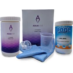 Aquavide - Zwemspa Box - Zwem spa onderhoud - reiniger - chloortabletten - alles in 1 - voor kristalhelder en schoon water
