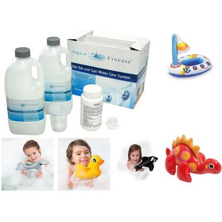 Aquafinesse Spa en Hottub waterbehandelingset met gratis  jacuzzi speeltje
