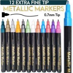 ArToGo - Stiften - Verfstiften - 0.7 tip - Acryl stiften - Happy Stones - 12 kleuren - Acrylverf