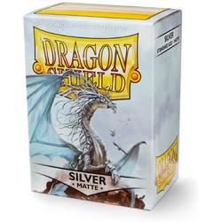 TCG Sleeves - Dragon Shield - Silver Matte Standard Size