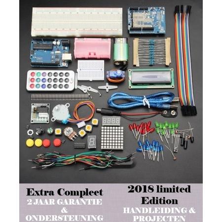 Uitgebreide Arduino Starter Kit V2 - Genuino Starters Set Met Uno R3 Board & Sensors & Uitgebreide Handleiding v2
