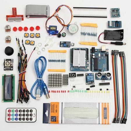 Uitgebreide Arduino Starter Kit V3 - Genuino Starters Set Met Uno R3 Board & Sensors & Uitgebreide Handleiding V3