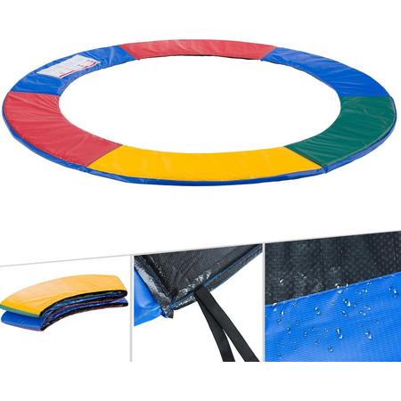 AREBOS Beschermingspads Randafdekking Trampoline 183 cm Multicolore PVC PE