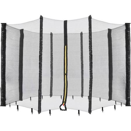AREBOS Trampoline Vangnet 180 x 430 cm voor 8 netpolen