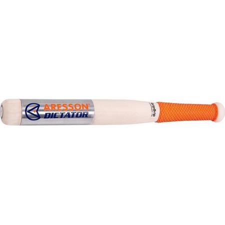 Aresson Rounders Knuppel Dictator 46 Cm Hout/staal Blank/oranje