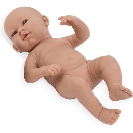 Arias baby pop blank REAL BABY 42 cm meisje bloot