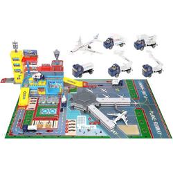 Ariko Groot Luchtaven Speelset - INCL vliegtuig en voertuigen - luchthaven set