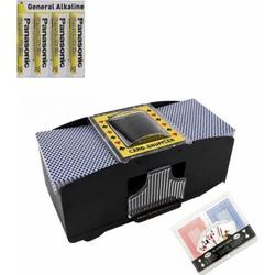 Ariko Kaartenschudmachine - Kaartschudmachine - Schudmachine - Kaarten - Kaartenschudder - Poker - Inclusief 4 batterijen en 2 pakjes kaarten