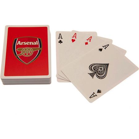 Arsenal speelkaarten rood