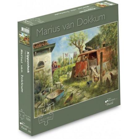 Puzzel Kippenhok - Marius van Dokkum 1000