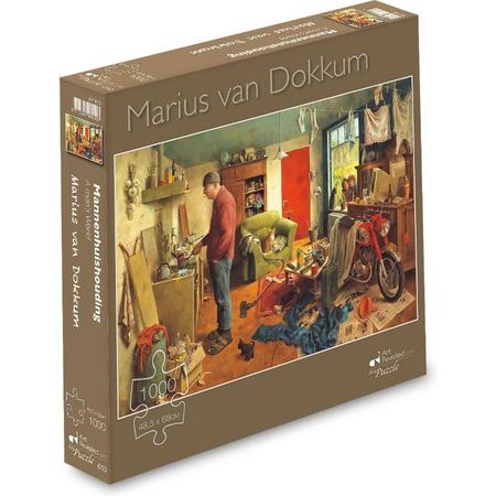 Puzzel Mannenhuishouding - Marius van Dokkum (1.000 stukjes)