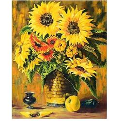 Artibalta Diamond painting kit Still Life Sunflowers AZ-1134
