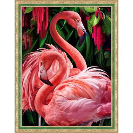Diamond Painting Flamingo Couple     30x40