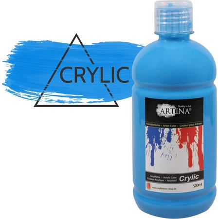 Artina Acrylverf 500 ml Hobbyverf coelin blauw