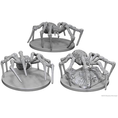 Asmodee D&D Unpainted Minis Spiders (6x) - EN