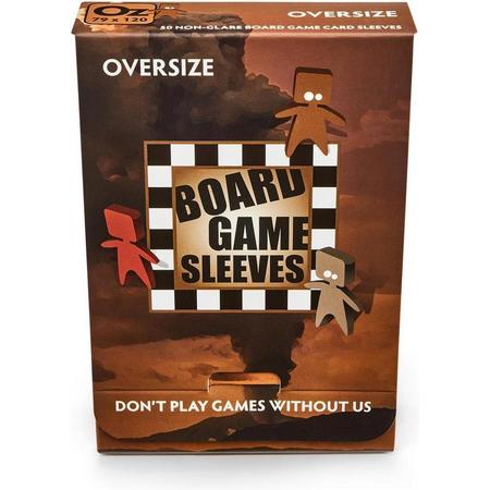 Board Game Sleeves (Non-Glare): Oversize (79x120mm) - 50 stuks