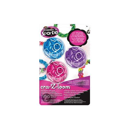 Cra-Z-loom Ultimate Refill n¡ 1 (3 colors pink, green, blue) - Hobby & Creatief