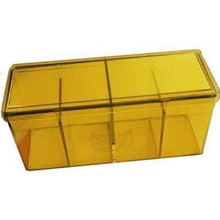 Dragon Shield Four-Compartment Storage Box - Yellow