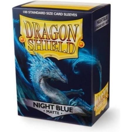 Dragonshield 100 Box Sleeves Matte Night Blue