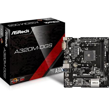 Asrock A320M-DGS AMD A320 Micro ATX moederbord