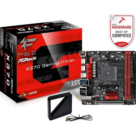 Asrock Fatal1ty X370 Gaming-ITX/ac moederbord Socket AM4 Mini ITX AMD X370