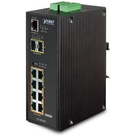 Planet IGS-10020PT Beheerde netwerkswitch L2 Gigabit Ethernet (10/100/1000) Power over Ethernet (PoE) Zwart netwerk-switch