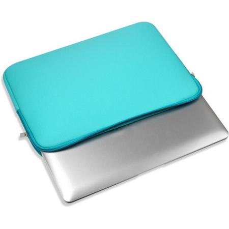 Universele laptop Hoes - 15.6 inch - Aqua blauw