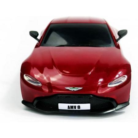Afstand bestuurbare auto - Aston Martin Vantage - 1:24 - rood