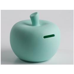 Pom Aqua Spaarpot Appel -Turquoise - 12 cm