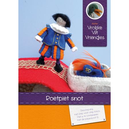 DIY wolvilt pakket: Piet snot