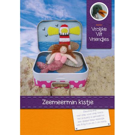 DIY wolvilt pakket: Zeemeermin kistje