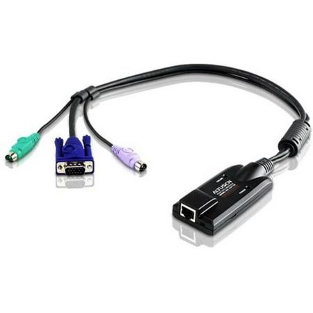 Aten KA7120 Zwart toetsenbord-video-muis (kvm) kabel