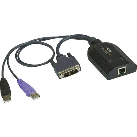 Aten KA7166-AX toetsenbord-video-muis (kvm) kabel Zwart
