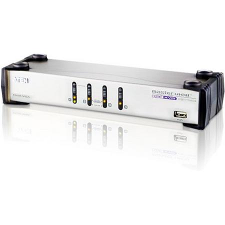 Aten KVM-switches 4 port USB Dual KVM, Support one PC with Two Display