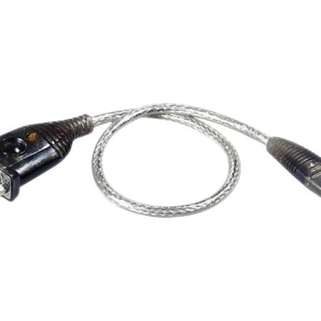 Aten UC232A1-AT kabeladapter/verloopstukje USB RS-232 Zwart, Metallic