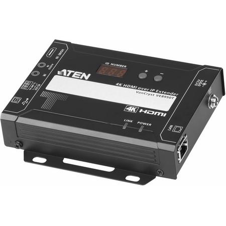 Aten VE8950T audio/video extender AV transmitter Zwart