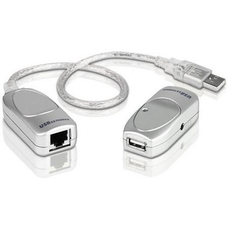 M-Cab 7000418 RJ-45 USB Grijs kabeladapter/verloopstukje