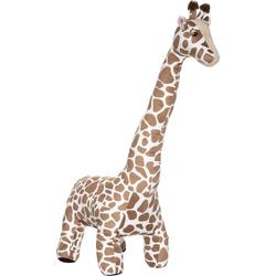 Atmosphera Giraffe knuffel van zachte pluche - gevlekt patroon - 100 cm - Extra groot