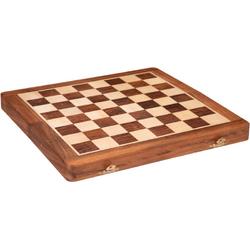 Atmosphera Laney luxe schaakspel - 30.5 x 30.5 cm - Acacia hout
